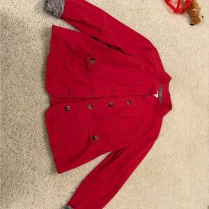 Live a Little Vibrant Red Petite XL Jacket